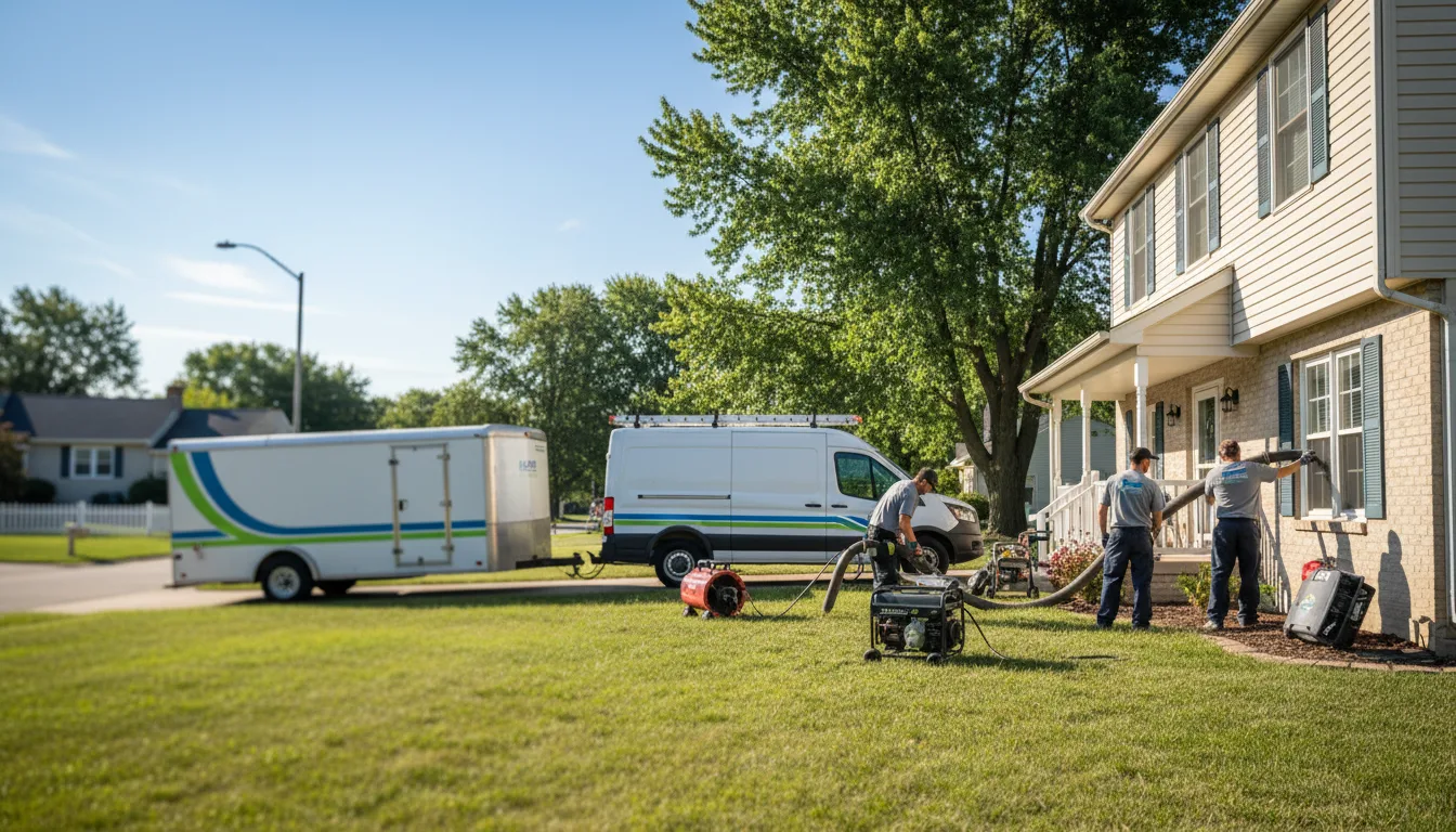 Flooded Basement Restoration And Cleanup With Repair in Cumberland, IA near me